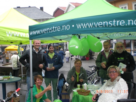valgstand på torget