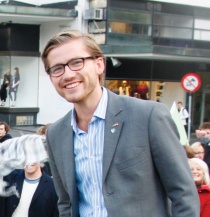  Unge Venstres leder, Sveinung Rotevatn, kan glede seg over at Venstres oppslutning øker for tredje skolevalg på rad. 