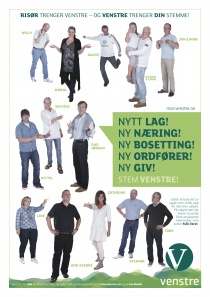  Litt av et lag som stiller opp for deg - stem Venstre og Godt valg!