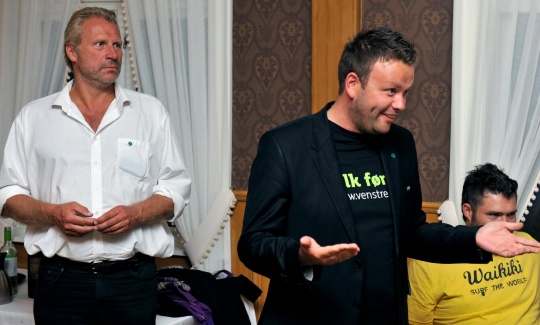 Fra venstre: Jens Olai Justvik, Petter Natanael Toldnæs og Ole Morten Mouridsen