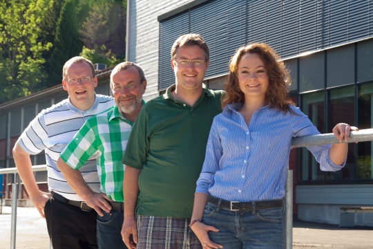  Venstres Tom-Roger Stensberg, Tore Hogstad, Lasse Thue og Rebekka Borsch