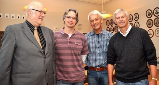 Fra venstre: Tor Kjell Valvik (KrF), Trond Kjeldås (V), Inge Høyen (Sp) og John Gunnar Lislelid (Ap)