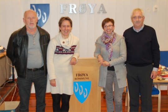 Den nye kommunestyregruppa for Frøya Venstre, 20.10.2011