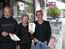 Mary, Helge og Gard klar til start