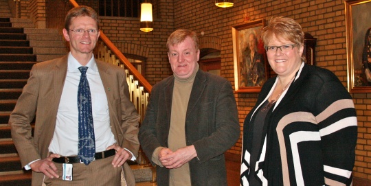  Generalsekretær Terje Breivik, Charles Kennedy og Trine Skei Grande.