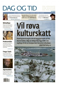  Forside  av magasinet Dag og Tid 3-9/2-2012