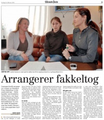 Fakkeltog for familien Tunc