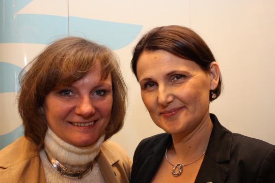  Bjørg H.Jenssen (t.h), her sammen med Franziska Wika