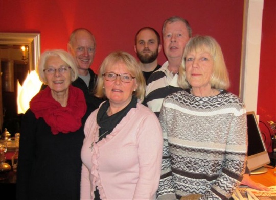  Fra venstre: Wenche Girlando, Petter Budt Andresen, Anne Marie Horntvedt, Dan Syvertsen, Tormod Stedje Tveit og Grethe Skjelbred