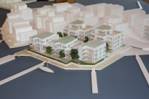  Holmen modellen gir et godt inntrykk av bebyggelsen på Holmen
