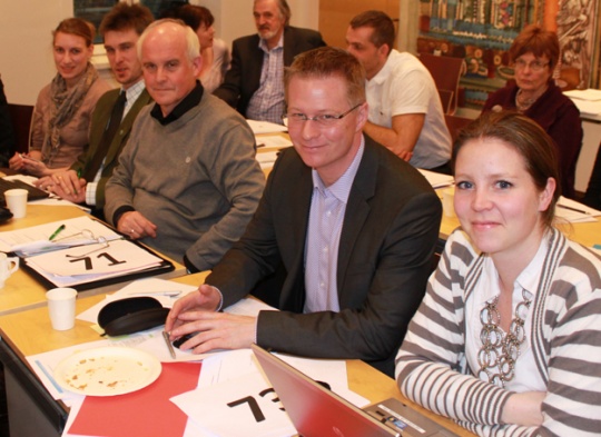 Delegatene fra Nes Venstre på årsmøte i Akershus Venstre 2012