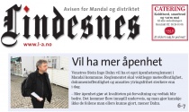  Faksimile fra Lindesnes avis 12. mars 2012