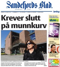Forside Sandejords Blad 24.03.12