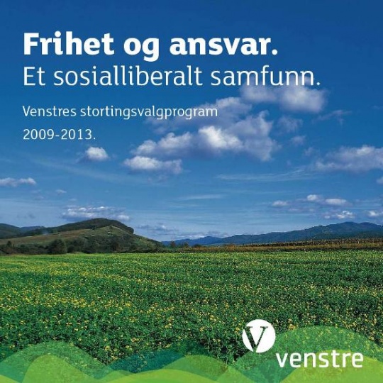 Forside Stortingsprogrammet Venstre 2009 - 2013