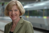  Borghild Tenden arbeider for flytog til Rygge.