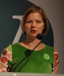 Guri Melby på Venstres landsmøte 2012