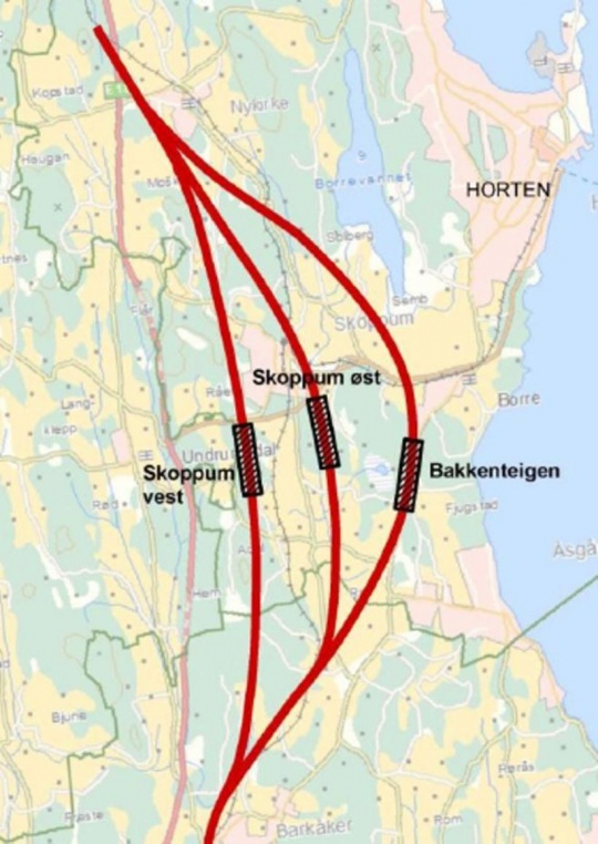 Trasevalg i Horten kommune