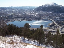 Vinter Bergen