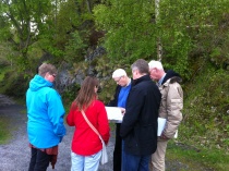  Representanter fra fylket, kommune og huseier deltok på dagens befaring