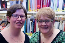 Anja Berggård Endresen og Trine Skei Grande. LNP Stavanger 17.03.2012