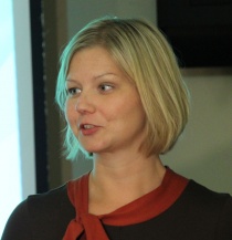 Guri Melby under lansering av programkomiteens første utkast 4. september 2012. 