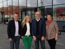 F.v. Pål Koren Pedersen, Kristin Øygarden, Hans Antonsen, Eva Kvelland