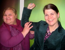 Heidi Nilima Monsen og Trine Noodt skal vise muskler i valgkampen