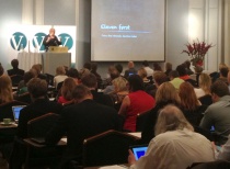 Trine Skei Grande på Venstres landskonferanse 2012