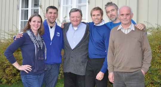 Sesselja Bigseth, Tom Fidje, Charles Franklin, Erik Holm Melby, Bjørn Solberg og Øystein Smidt