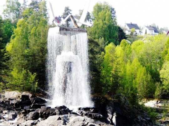 Fossen i Hønefoss