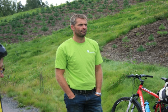  Venstre setter fokus på sykkel i Lørenskog. Her gruppeleder Bjørn Ivar Gran.
