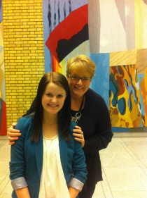 Trine Skei Grande og Matilde Ilstad.