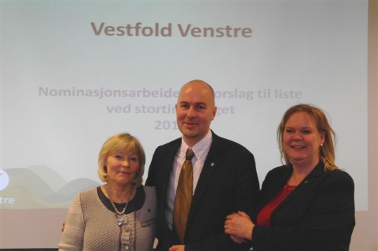 Fra v.: Karin S. Frøyd sammen med Eddy Robertsen og Helene Eriksen