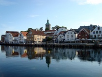 Stavanger, vågen, valbergtårnet, trehus, vann