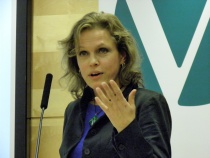 Siri Engesæth på Akershus Venstres nominasjonsmøte på Galleriet i november 2012.