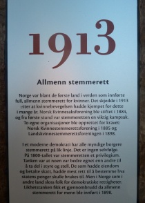 1913 - Almenn stemmerett  med tekst