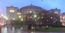 Stortinget November morgen