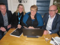Pål Koren Pedersen, Kine Wangerud, Trine Skei Grande og Hans Antonsen