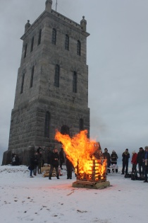 Vardebrenning Slottsfjellet 23.02