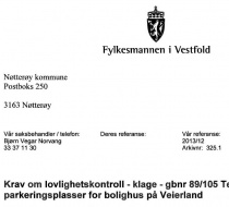 Fylkesmannen i Vestfold erklærer vedtak ugyldig