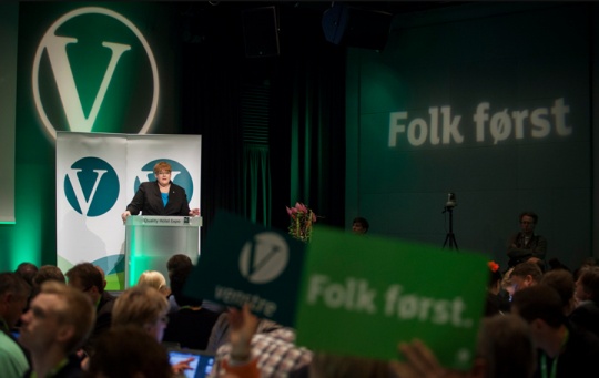 Trine Skei Grande på Venstres landsmøte 2013. 