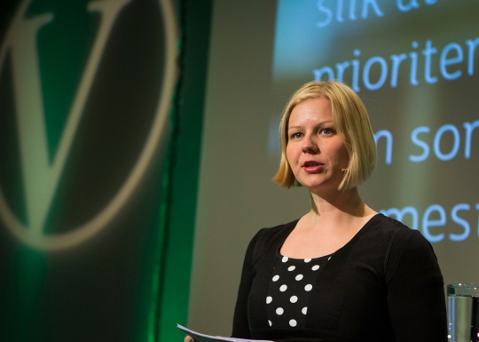 Guri Melby på Venstres landsmøte 2013.