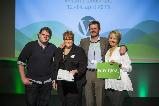  Geir Angeltveit, Trine Skei Grande, Terje Breivik og Anne Marit Buer, Venstres landsmøte.