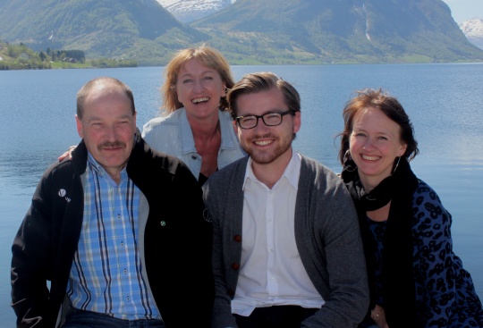 Gunhild Berge Stang, Linda Ness Rotihaug, Sveinung Rotevatn og Gunnar Osland