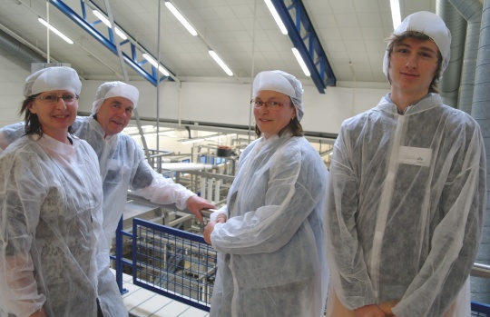  Fra v.: Elin Berg Schmidt (Re), Arvid Nodland, Elisabeth I. Hokstad og Henning Berg Schmidt (Re)