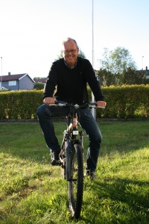 Pål Farstad på sykkel