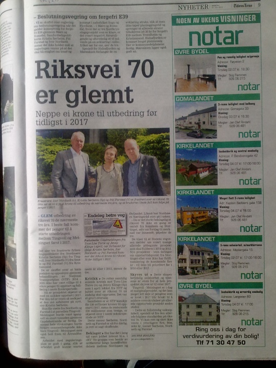 Rv 70. Pål, Iver og Kristin Sørheim