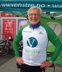 Jon Gunnes utenfor Bjugntorget i Botngård