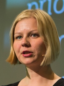 Guri Melby på Venstres landsmøte 2013. Guri Melby