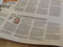 Faksimile av avisinnlegg i Tønsbergs Blad